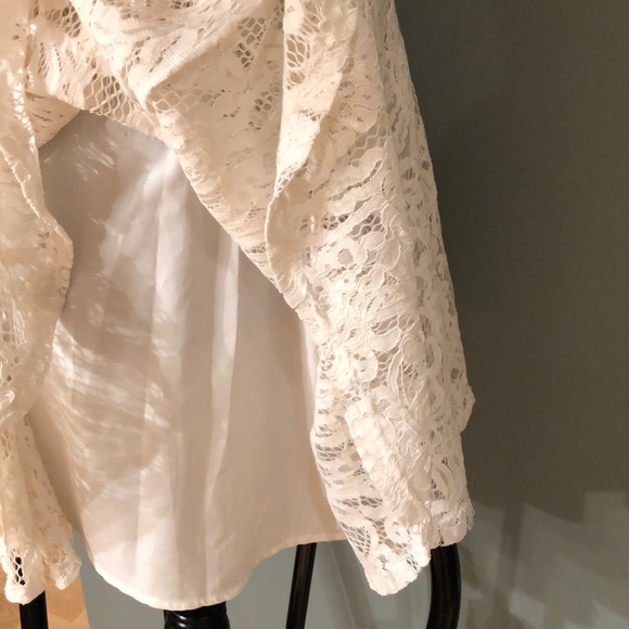 Off white lace mini dress. - Picture 7 of 7